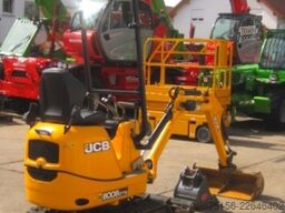 JCB 8008 * 2x Löffel * * Verstellfahrwerk *
