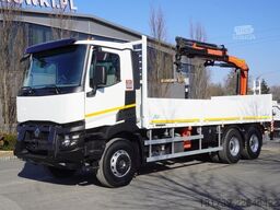 Renault C380 / 6x4 / HDS Palfinger PK 18002-EH 6