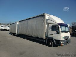 MAN LE 8.220 4X2 BL PLANENAUFBAU + ANHäNGER KOMPLETTZUG