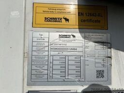 SCHMITZ SCB S3B KüHLAUFLIEGER, TK SLXE 400,  LIFTACHSE, DOPPELSTOCK, BLUMENBREITE