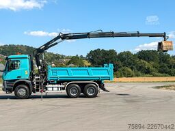 MERCEDES-BENZ Arocs 2640 Kipper + HIAB 144 + FUNK * Bordmatic!
