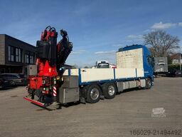 VOLVO FH 500 6x2 Container Pritsche Fassi F455 Kran