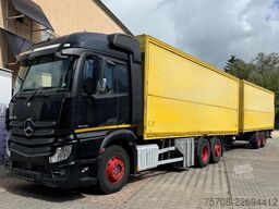 MERCEDES-BENZ 2545 Actros*kpl Zug*2x LBW*Lift/Lenk*Ret.*38 Pal