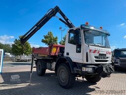 IVECO EuroCargo ML 150E25/ 4x4/ Hiab+FB+5/6/ AC/ Winde