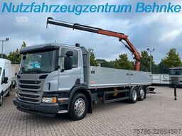 SCANIA P 320 BL 7.4m Pritsche/ Atlas 126.3+FB/ 10m=1.4t