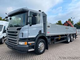SCANIA P 320 BL 7.4m Pritsche/ Atlas 126.3+FB/ 10m=1.4t