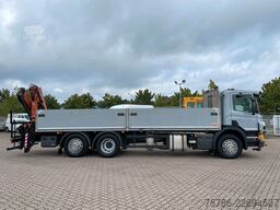 SCANIA P 320 BL 7.4m Pritsche/ Atlas 126.3+FB/ 10m=1.4t