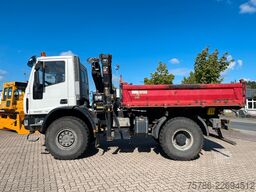 IVECO EuroCargo ML 150E25/ 4x4/ Hiab+FB+5/6/ AC/ Winde