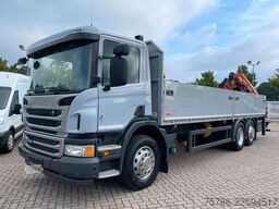 SCANIA P 320 BL 7.4m Pritsche/ Atlas 126.3+FB/ 10m=1.4t