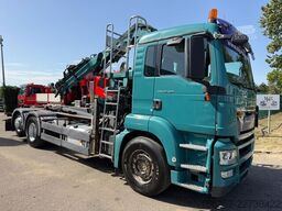 MAN TGS 26.360 6x2 HOOKLIFT + CRANE TEREX ATLAS TLC...