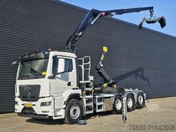 MAN TGS 35.470 8x4 / HMF 2243 Z KRAAN + HAAKARM