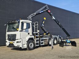 MAN TGS 35.470 8x4 / HMF 2243 Z KRAAN + HAAKARM