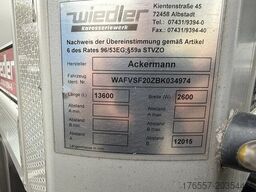 Ackermann 2-Achs Kühlauflieger Frigoblock / Lenkachse LBW