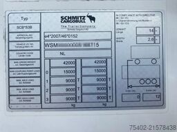 Schmitz Cargobull SCB*3SB Frigo / Vector 1550 / SAF + Disc