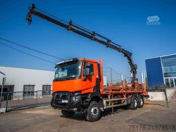 RENAULT K380 DXI -6x4+HIAB 21 T/m+4 EXT