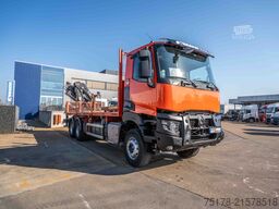 RENAULT K380 DXI -6x4+HIAB 21 T/m+4 EXT