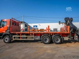 RENAULT K380 DXI -6x4+HIAB 21 T/m+4 EXT