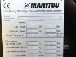 Manitou MLA 2-25 H NEW UNUSED | FORKS | STAGE V