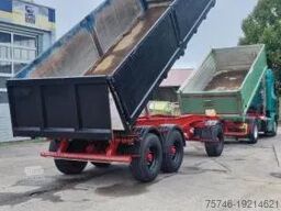 Reisch 3- Achs 3-Seiten 20 m³ Kippanhänger Alu/Stahl 3...