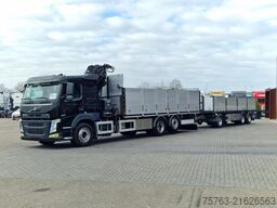 Volvo FM 370 6x2*4 - HIAB X-Hiduo 188 E-5 Crane with ...