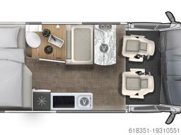 EURA MOBIL VAN 595 HB, Radio, Alufelgen, Rückfahrkamera