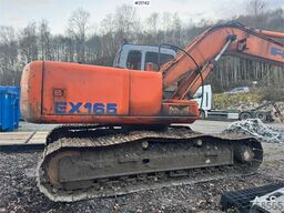 Hitachi EX165 Tracked Excavator with 2 Buckets