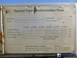 Nooteboom 4-axle semi-lowbed trailer 58 t ext.