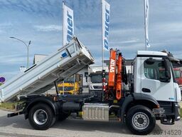 MERCEDES-BENZ 1835 Kipper/Meiller/Atlas 135/Funk/74 tkm/Top