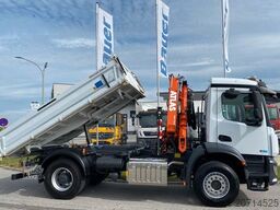 MERCEDES-BENZ 1835 Kipper/Meiller/Atlas 135/Funk/74 tkm/Top