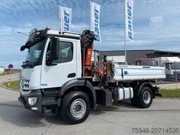 MERCEDES-BENZ 1835 Kipper/Meiller/Atlas 135/Funk/74 tkm/Top