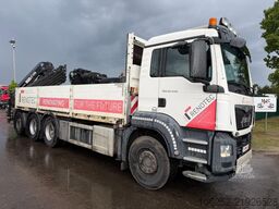 MAN TGS 35.440 8x4 TRIDEM PRITSCHE + KRAN HIAB 288 ...