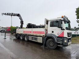 MAN TGS 35.440 8x4 TRIDEM PRITSCHE + KRAN HIAB 288 ...