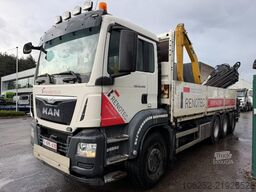 MAN TGS 35.440 8x4 TRIDEM PRITSCHE + KRAN HIAB 288 ...
