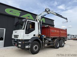 Iveco Trakker 380T45 Kipper + Kran CORMACH 6x4