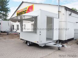 Verkaufsanhänger SellerH-L 1300kg 300x200x230cm 2x Verkaufsklappe Planendreieck Hochlader