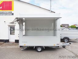 Verkaufsanhänger SellerH-L 1300kg 300x200x230cm 2x Verkaufsklappe Planendreieck Hochlader