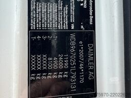 Mercedes-Benz Atego 1224 4X2 2013 BDF SYSTEEM + DHOLLANDIA