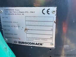 Eurocomach Es 85 Zt with 3 buckets