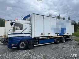 Scania R113 Container Chassis – Container with Side Openi