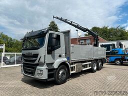 IVECO Pritsche + HIAB HIDUO 228 Kran