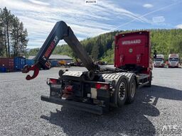 Scania R480 6x2 hook truck w/ crane hydraulics and replac