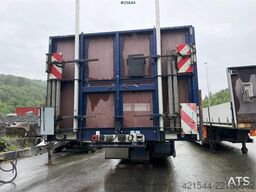 Broshuis 3 akslet well semi-trailer with a 6 m extension