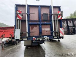 Broshuis 3 akslet well semi-trailer with a 6 m extension