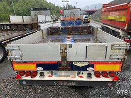 Broshuis 3 akslet well semi-trailer with a 6 m extension