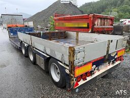 Broshuis 3 akslet well semi-trailer with a 6 m extension