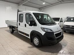 Peugeot Boxer 35 Pritsche-Doka (7-Si.),Maxi,Klima,Radio