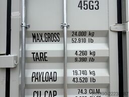  40 Fuß Container mit 4 x Seitentüren, Neuwertig