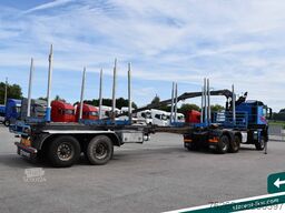 MERCEDES-BENZ Arocs 3653 6x6 Penz Holz kran + Ressenig