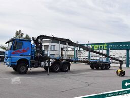MERCEDES-BENZ Arocs 3653 6x6 Penz Holz kran + Ressenig