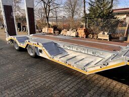 Möslein T 4 VB H1 R  neuer 4 Achs Tieflader + Radmulden